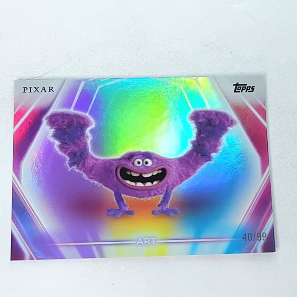 Art Topps 2026 Disney Neon Holo Parallel Refractor Limited 40/99
